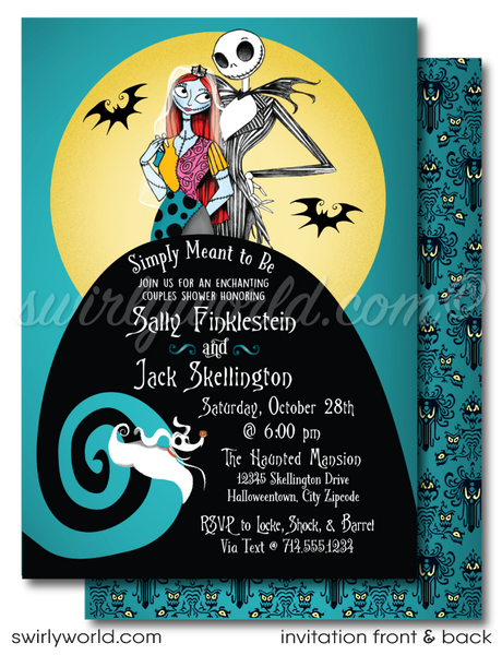 Nightmare Before Christmas NBC Jack and Sally Skellington Couples Brid ...