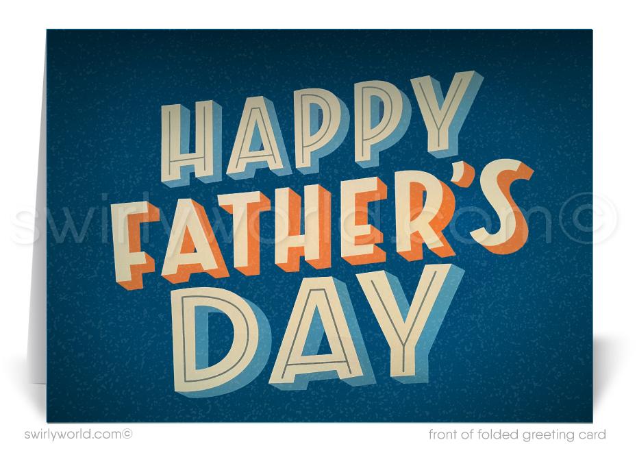 Show appreciation this Father’s Day with our Vintage Style Digital Greeting Card. Perfect for businesses or personal use. Edit wording and Download instantly Celebrate Dad in style!