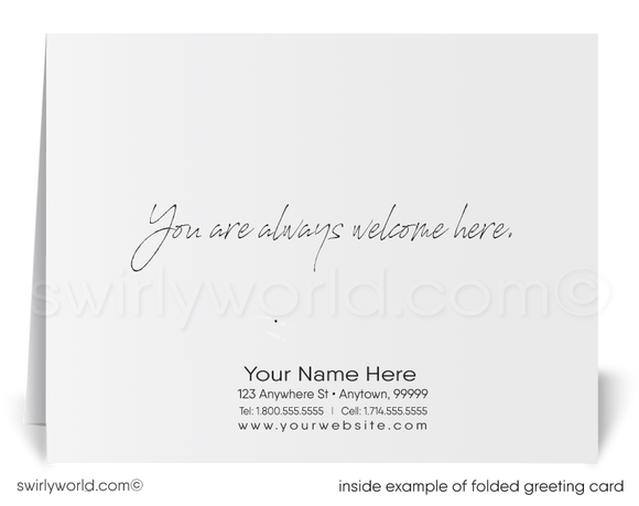 Thank You For Worshiping With Us Welcome Visitors Note Cards