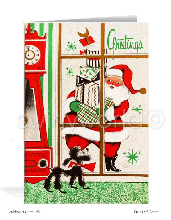 1950s christmas card