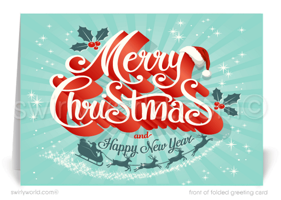 Merry Christmas Holiday Cards for Business