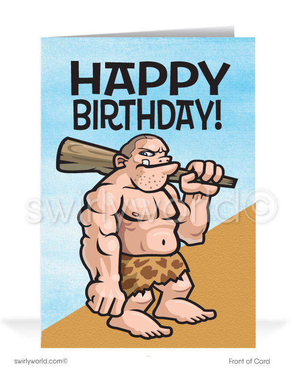 old man birthday ecard