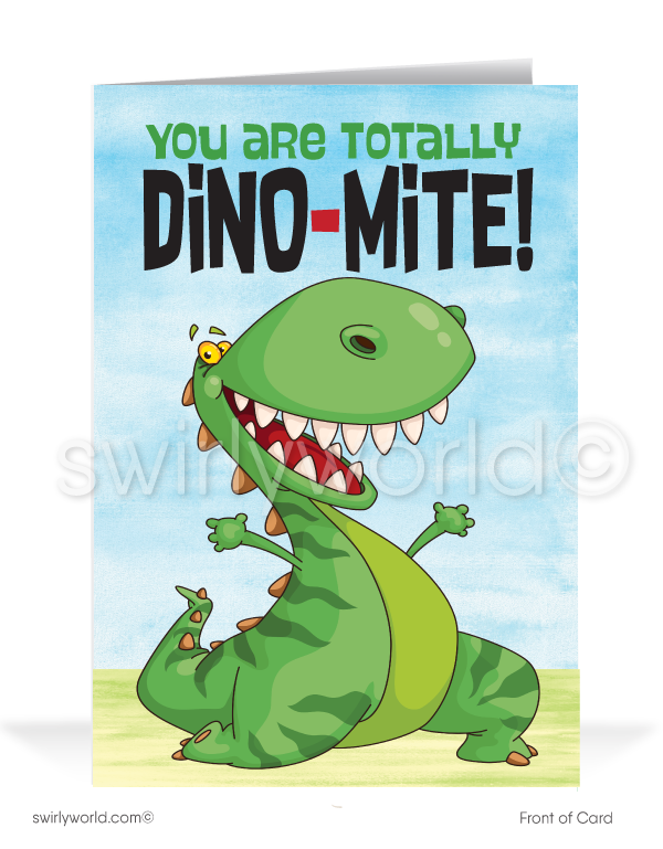 Dino Chrome | Greeting Card
