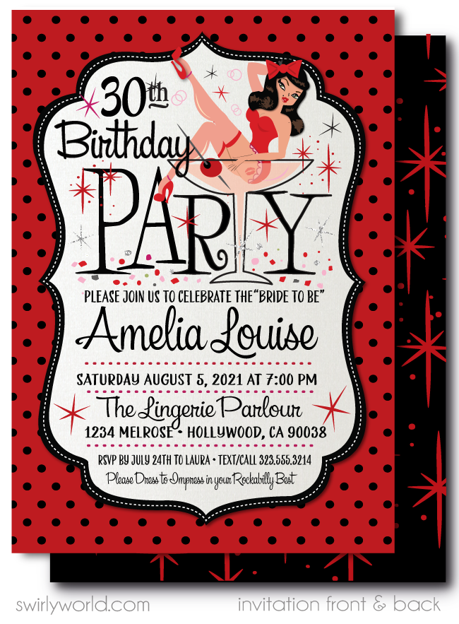 birthday party invitations templates for girls