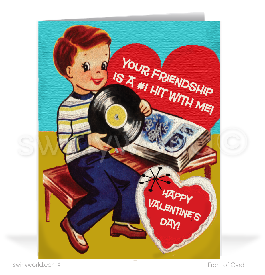 Charming 1940s-1950s Vintage-Inspired Valentine's Day Cards: Retro